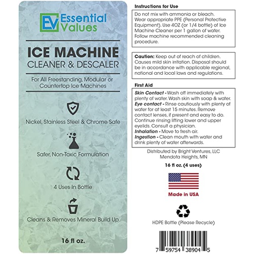 Ice Maker Cleaning Solution 16 oz