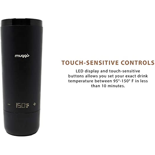 Muggo Heated Coffee Travel Mug 12 oz