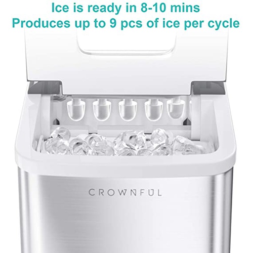 Countertop Ice Maker Portable Ice Machine by Crownful (IM2102UL