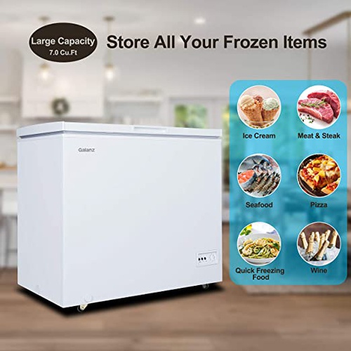 Galanz 7.0 cu ft Chest Freezer Manual Defrost