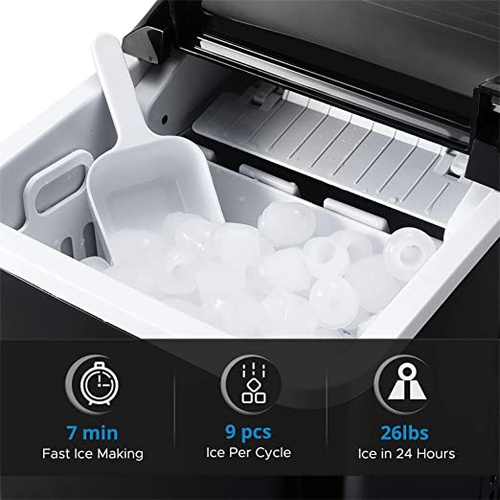 Countertop Ice Maker Portable Ice Machine IKICH (CP217A)