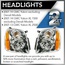 Headlights Headlamps Left &amp; Right Pair Set of 2 for 07-14 GMC Yukon SUV (371041610504), eBay Price Drop Alert, eBay Price History Tracker