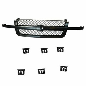 Paint To Match Smooth Black Gray Upper Grille for Chevy Avalanche Silverado 1500 (371556147338), eBay Price Tracker, eBay Price History