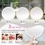 Meidong 10x Magnifying Lighted Makeup Mirror with 360° Rotation, Touch Sensor Control, Natural Daylight LED Light, Powerful Locking Suction Cup, Cosmetic Mirror for Home, Bathroom, Vanity and Travel (544546860), Walmart Price Drop Alert, Walmart Price History Tracker